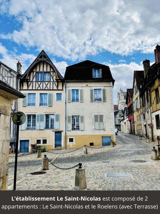 Appartement Le Saint-Nicolas Auxerre Les Quais Экстерьер фото
